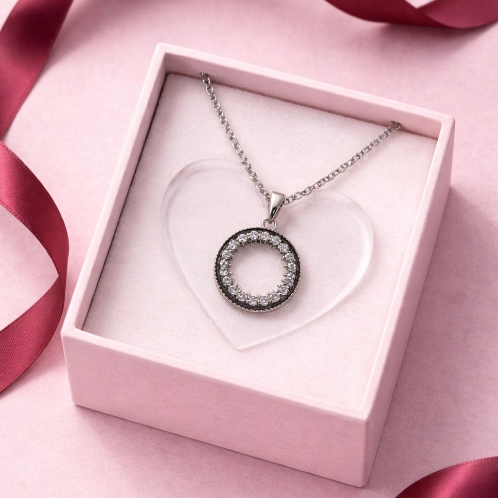 Eternal Circle Crystal Pendant