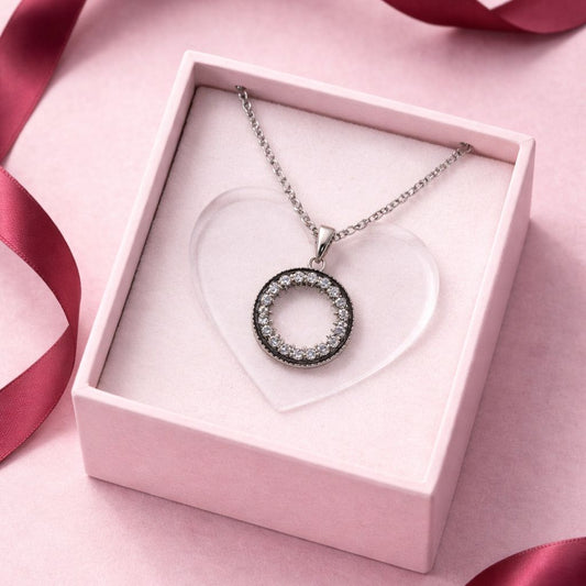 Eternal Circle Crystal Pendant