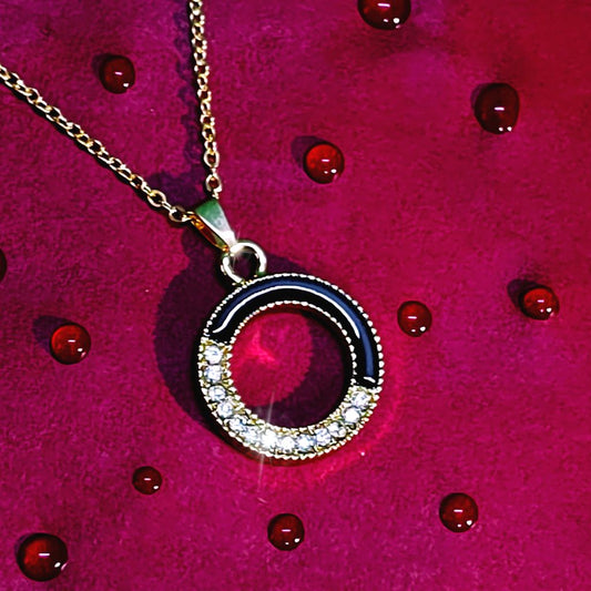 Circular Crystal Pendant
