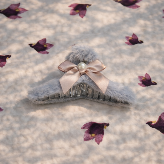 Soft Fur Hair Claw Clips for Girls & Women