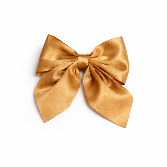 Satin Hair Bow Clip
