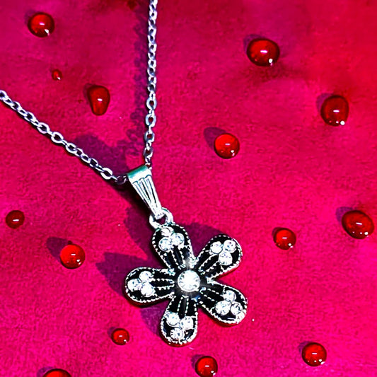 Silver Flower Pendant